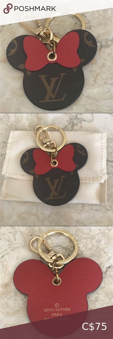 louis vuitton minnie mouse keychain|louis vuitton keychain.